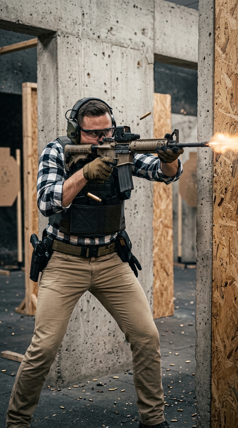 Работа с карабином M16